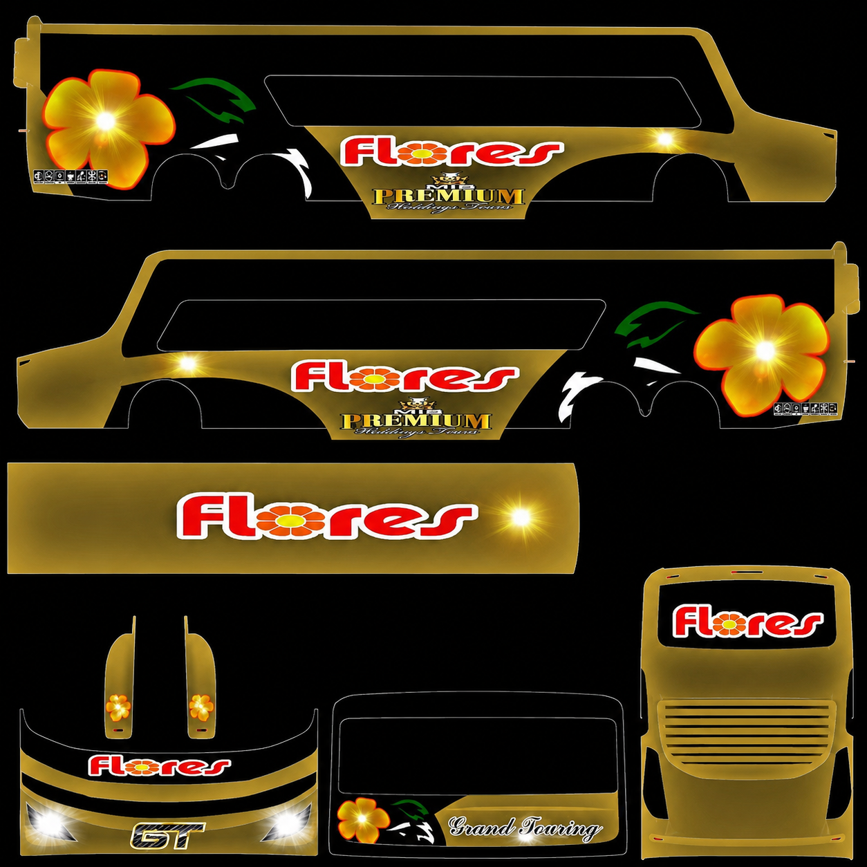 Bus flores Perú