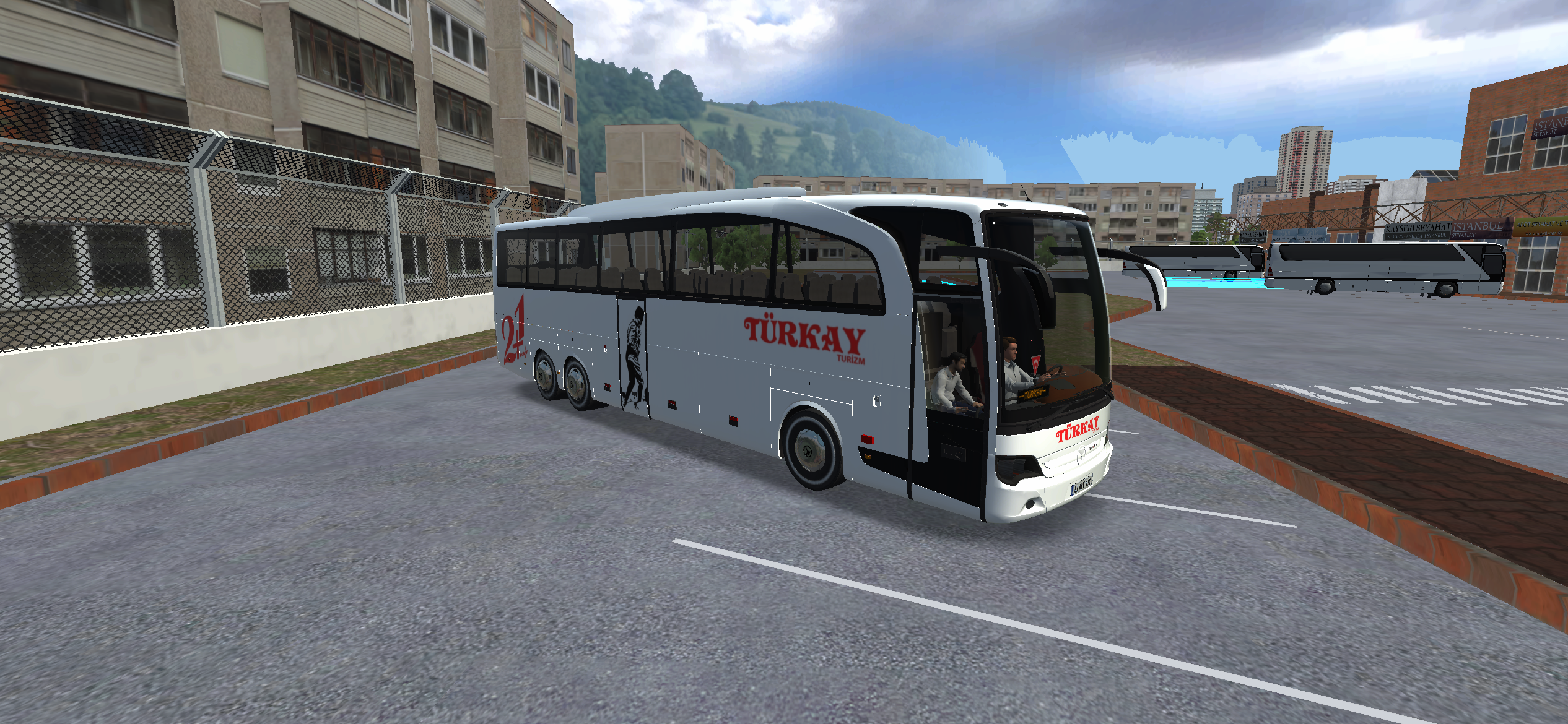 2015 MB Travego 17SHD Sinop Türkay Turizm oyun içi görünüm
